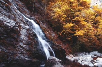 Photo waterfalls Carpathians